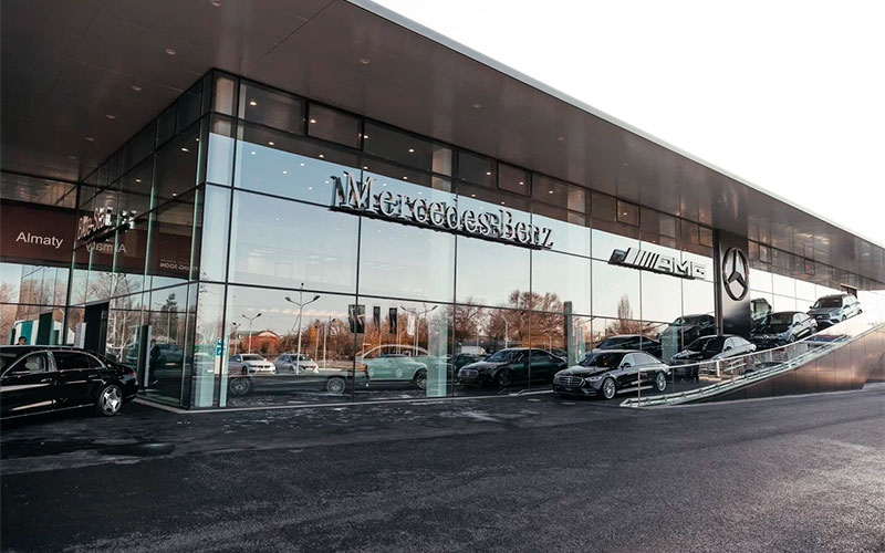 Самый большой в Центральной Азии дилерский центр Mercedes-Benz открылся в Алматы